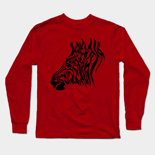 Zebra Racism Clothing Long Sleeve T-Shirt by SaMz2201